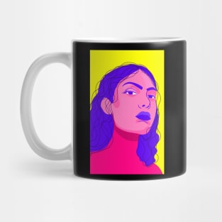 Pink Portrait Mug